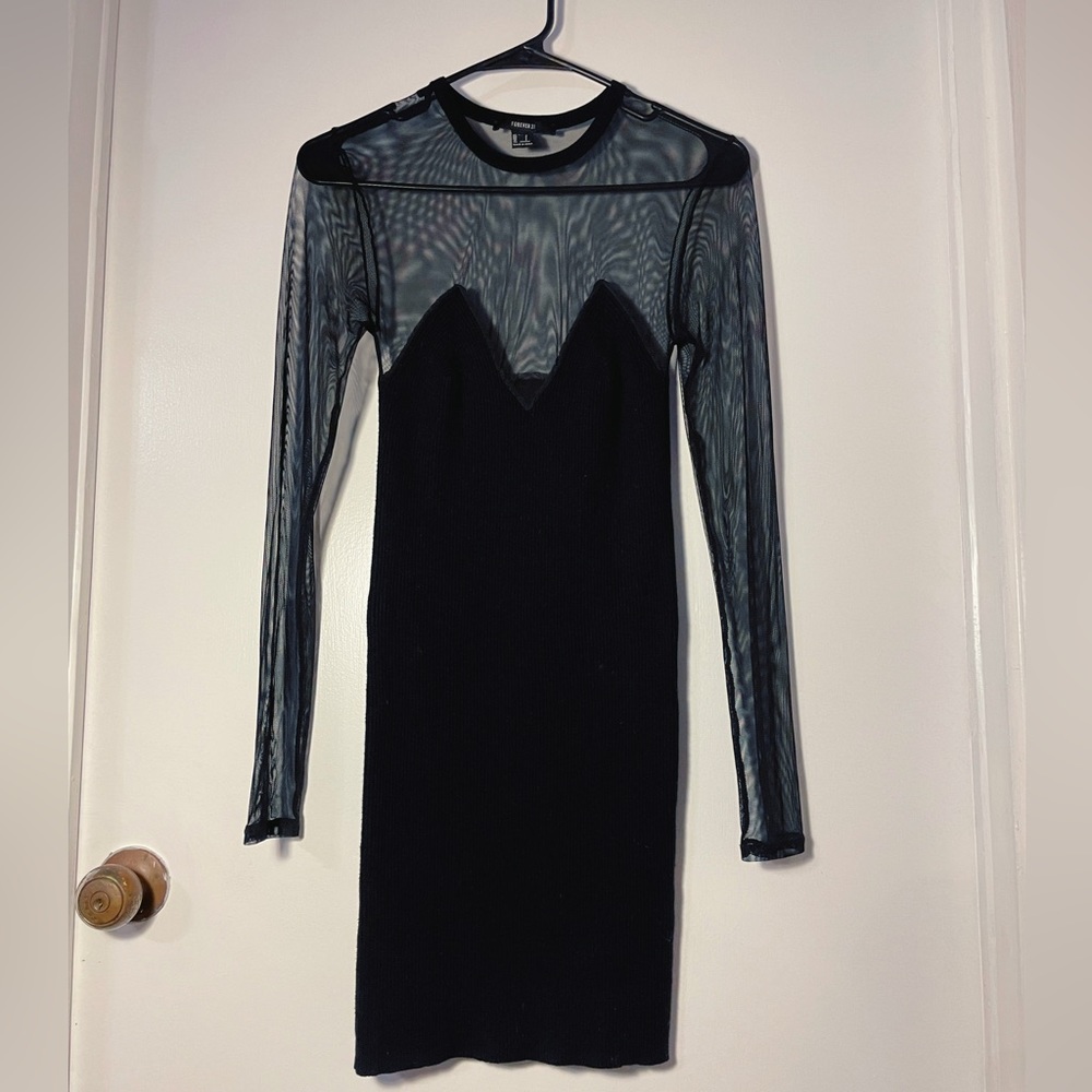 Black Forever 21 Bodycon Dress
